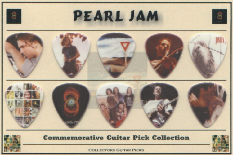 Pearl Jam Commemorative Guitar Pick Collection 