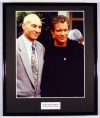 PATRICK STEWART & WILLIAM SHATNER, PHOTO, FRAMED
