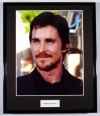 CHRISTIAN BALE, PHOTO, FRAMED