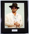 JOHNNY DEPP, PHOTO, FRAMED