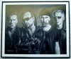 U2, Charcoal print framed (2)