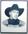 Garth Brooks, Charcoal print framed