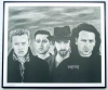 U2, Charcoal print framed