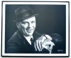 Frank Sinatra, Charcoal print framed