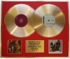 THE CORRS, , DOUBLE CD GOLD DISC DISPLAY, LTD ED, COA,