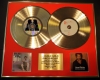 LIONEL RICHIE, DOUBLE CD GOLD DISC DISPLAY, LTD. EDITION, COA, ENCORE & CAN'T SLOW DOWN
