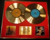 ROBBIE WILLIAMS, DOUBLE CD GOLD DISC DISPLAY, LTD. EDITION, COA, ESCAPOLOGY & INTENSIVE CARE