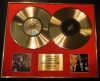 ROBBIE WILLIAMS, DOUBLE CD GOLD DISC DISPLAY, LTD. EDITION, COA, LIFE THRU A LENS & I'VE BEEN EXPECTING