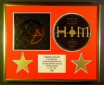 HIM/CD DISPLAY/ LIMITED EDITION/COA/HIM