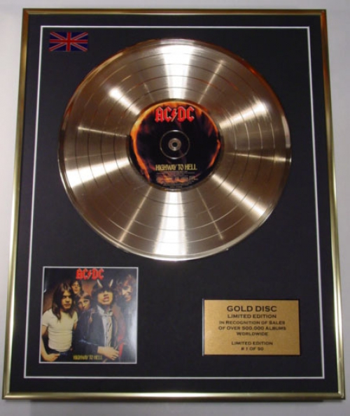 AC/DC/LTD. EDITION CD GOLD DISC/'HIGHWAY TO HELL'/(AC/DC)