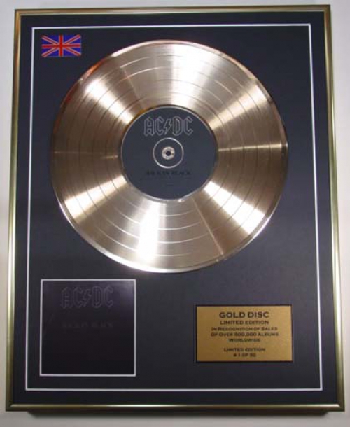 AC/DC/Limited Edition Cd Gold Disc/'Back In Black'/(AC/DC)