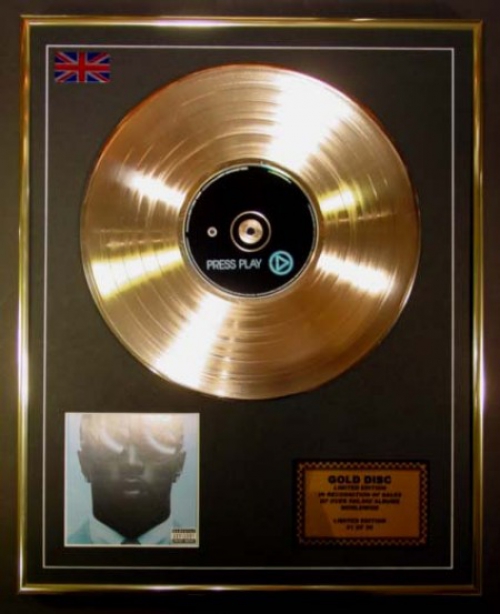 P. DIDDY/LTD. EDITION CD GOLD DISC/PRESS PLAY