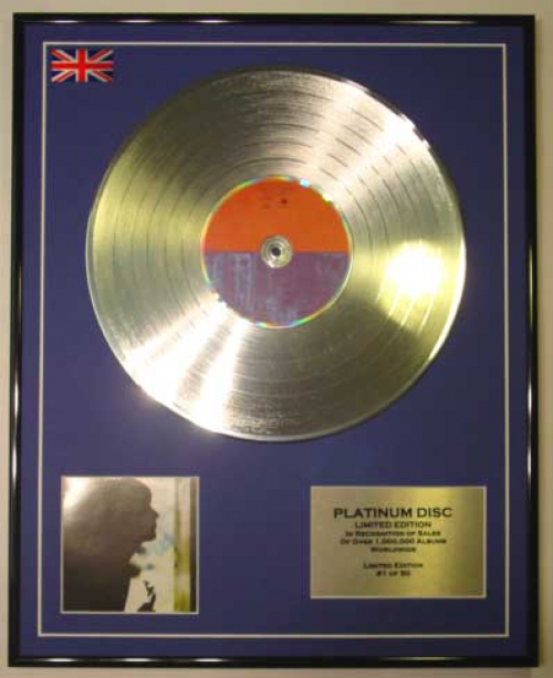 PAUL WELLER/LTD EDITION CD PLATINUM DISC/WILD WOOD