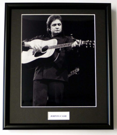 Legends Never Die Johnny Cash II Framed Photo Collage, 11 X 14-Inch