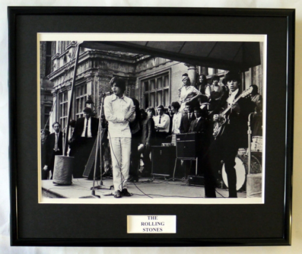 THE ROLLING STONES/FRAMED PHOTO (7)