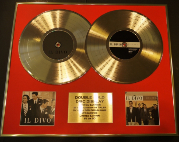 IL DIVO//CD DISPLAY//LIMITED EDITION//COA//SIEMPRE