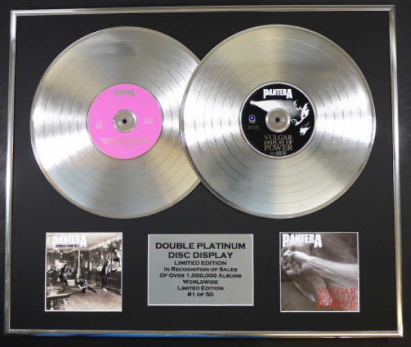 Vulgar Display of Power Pantera Limited Edition CD Platinum LP Disc