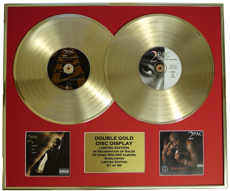 2PAC /CD DISPLAY/LIMITED EDITION/COA/ ME AGAINST THE WORLD