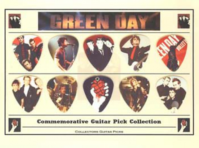 GREEN DAY GUITAR PICK COLLECTION