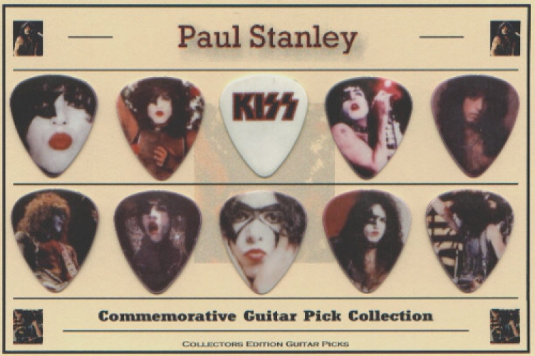 Paul Stanleycommemorative Guitar Pick Collection 