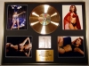 KYLIE MINOGUE/GIGANTIC CD GOLD DISC & PHOTO DISPLAY/LTD. EDITION/COA/FEVER