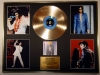 ELVIS PRESLEY/GIGANTIC CD GOLD DISC & PHOTO DISPLAY/LTD. EDITION/COA/MOODY BLUES