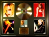 MADONNA/GIGANTIC CD GOLD DISC & PHOTO DISPLAY/LTD. EDITION/COA/RAY OF LIGHT