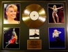 KYLIE/CD GOLD DISC/RECORD/& PHOTO DISPLAY/LTD. EDITION/COA/BODY LANGUAGE