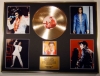 ELVIS PRESLEY/GIGANTIC CD GOLD DISC & PHOTO DISPLAY/LTD. EDITION/COA/JAILHOUSE ROCK