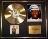 50 CENT/CD GOLD DISC & PHOTO DISPLAY/LTD. EDITION/COA/ALBUM 'THE MASSACRE'