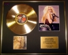 SHAKIRA/CD GOLD DISC/RECORD/PHOTO DISPLAY/LTD. EDITION/COA/ALBUM 'LAUNDRY SERVICE'