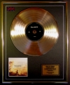 THE VERVE/LIMITED EDITION/CD GOLD DISC/RECORD/COA/ALBUM/FORTH