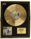 A-HA/LIMITED EDITION CD GOLD DISC/'EAST OF THE SUN WEST OF THE MOON'/COA (A-HA)
