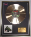 GORILLAZ/LTD. EDITION CD GOLD DISC/COA/ GORILLAZ
