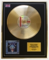 TOTO/LTD. EDITION CD GOLD DISC/'PAST TO PRESENT 1977-1990'/COA