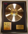COUNTING CROWS/LTD EDITION CD GOLD DISC/ALBUM 'AUGUST AND EVERYTHING AFTER'