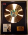 TINA TURNER/LIMITED EDITION/CD GOLD DISC/ALBUM 'SIMPLY THE BEST'