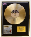 GENESIS/LIMITED EDITION/CD GOLD DISC/ALBUM 'FOXTROT'