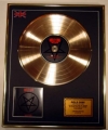 MOTLEY CRUE/LIMITED EDITION/CD GOLD DISC/ALBUM 'SHOUT AT THE DEVIL'