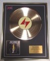 DAVID BOWIE/LIMITED EDITION/CD GOLD DISC/'ZIGGY STARDUST'/(David Bowie)
