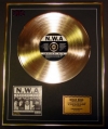 N.W.A./LTD. EDITION CD GOLD DISC/'GREATEST HITS'