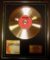 JAMES/LIMITED EDITION CD GOLD DISC/STUTTER