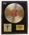 NIRVANA/LIMITED EDITION/CD GOLD DISC/ALBUM 'IN UTERO'