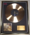 KORN/LTD. EDITION CD GOLD DISC/'FOLLOW THE LEADER'/COA/(KORN)