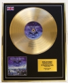 IRON MAIDEN/LIMITED EDITION CD GOLD DISC/'BRAVE NEW WORLD'/COA