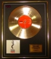 MICHAEL JACKSON/LIMITED EDITION CD GOLD DISC/NUMBER ONES