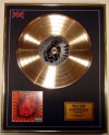 METALLICA/LIMITED EDITION/CD GOLD DISC/ALBUM 'ST. ANGER'