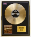 SYSTEM OF A DOWN/LIMITED EDITION/CD GOLD DISC/ALBUM 'TOXICITY'
