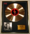 MARILYN MANSON/LIMITED EDITION/CD GOLD DISC/ALBUM 'MARILYN MANSON'