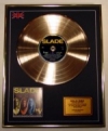 SLADE/LTD. EDITION CD GOLD DISC/'GREATEST HITS'